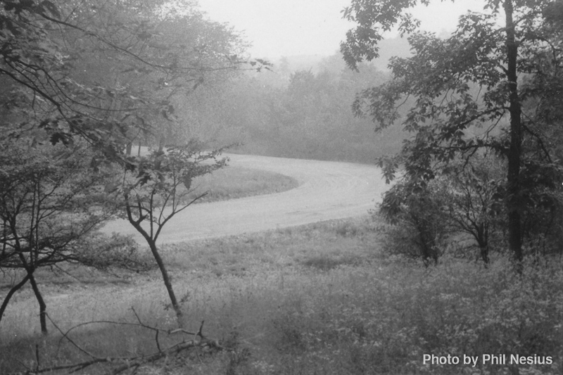 Might be Canada Corner, turn 12 of Road America when under construction 1955 / 001H_0005 / 