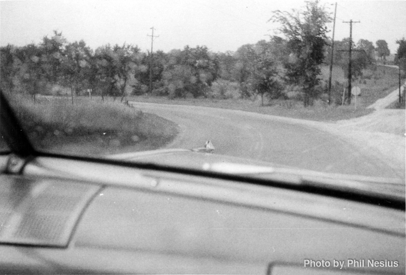 May be doing the original road course at Road America - 1955 / 001H_013 / 