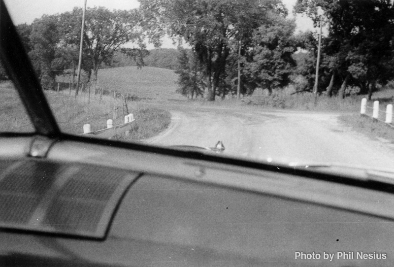 May be doing the original road course at Road America - 1955 / 001H_016 / 