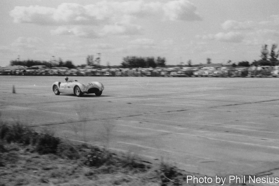 Cunningham C6-R Number 37 driven by Cunningham / Bennett / *Walters at Sebring March, 13 1955 / 114L_0013 / 