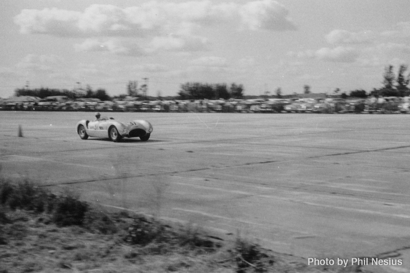 Cunningham C6-R Number 37 driven by Cunningham / Bennett / *Walters at Sebring March, 13 1955 / 114L_0013 / 