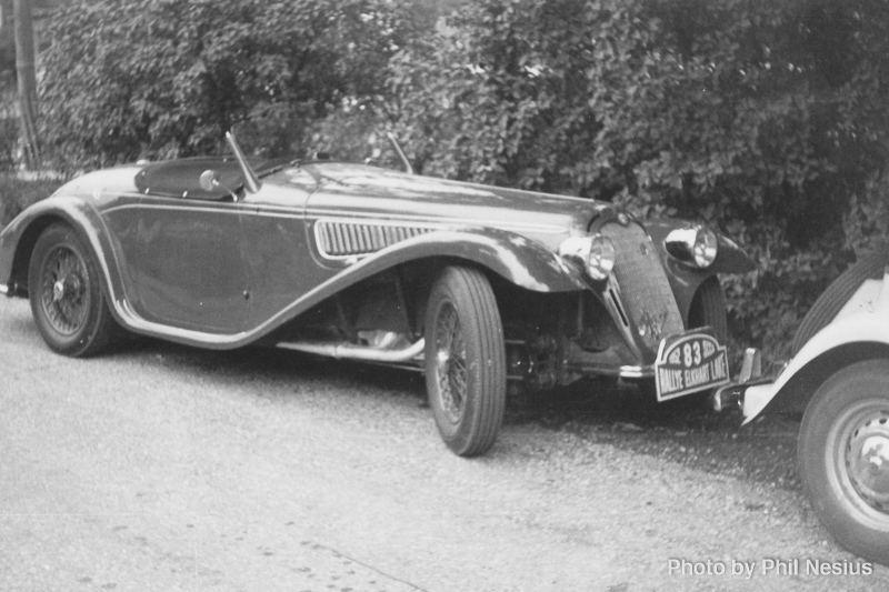 Alfa Romeo 2900 8C Spider Rally paticipant.at Elkhart Lake, WI September, 1952 / 137E_0014 / 