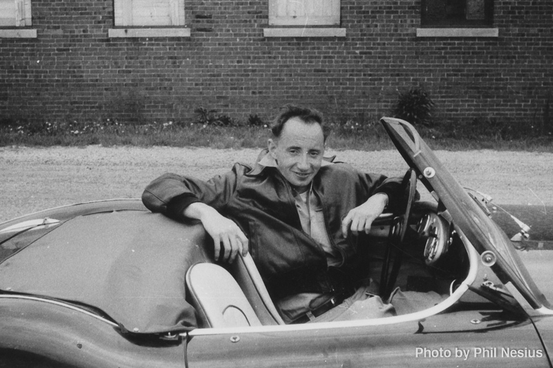 Dad in his Austin Healey 100/4 / 158_0001 / 