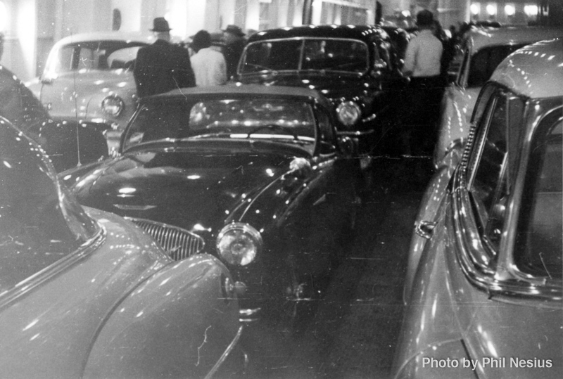Phil's Austin Healey 100/4 on a Ferry of Mackinaw / 180L_0007 / 