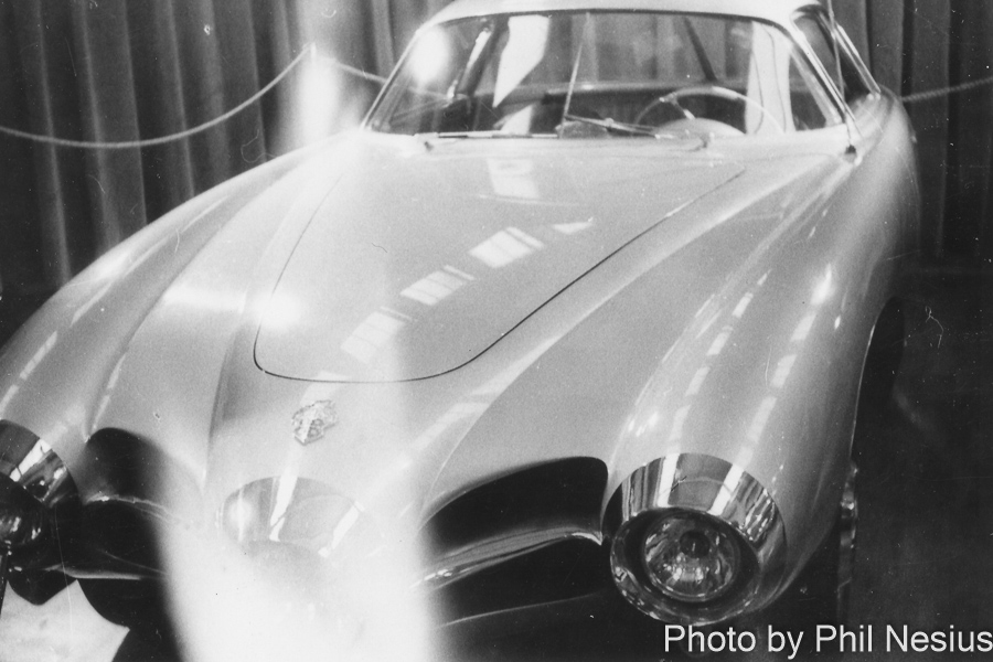Possibly at 1952 New York Autoshow 1952 Abarth 1500 Biposto Coupe Bertone at Henry Ford Museum “Evolution of the Sports Car” exhibit - February 1953 / 274K_0010 / 
