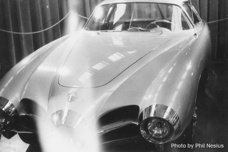 Possibly at 1952 New York Autoshow 1952 Abarth 1500 Biposto Coupe Bertone at Henry Ford Museum “Evolution of the Sports Car” exhibit - February 1953 / 274K_0010 / 