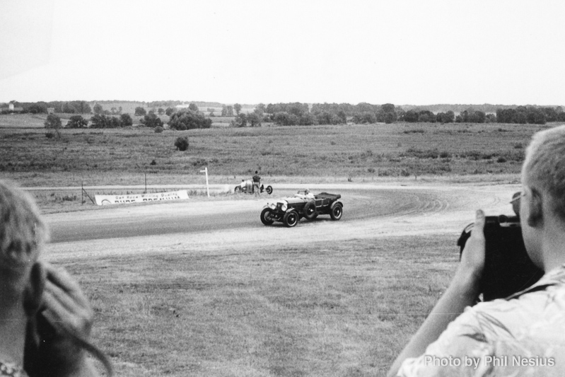 Bentley and Bugatti at Wilmot Hills Road Race, July 26th 1953 / 312K_0010 / 