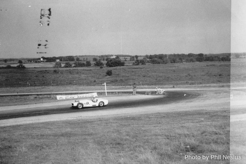 Excalibur J Number 1 driven by Hal Ullrich at Wilmot Hills Road Race, July 26th 1953 / 312K_0012 / 