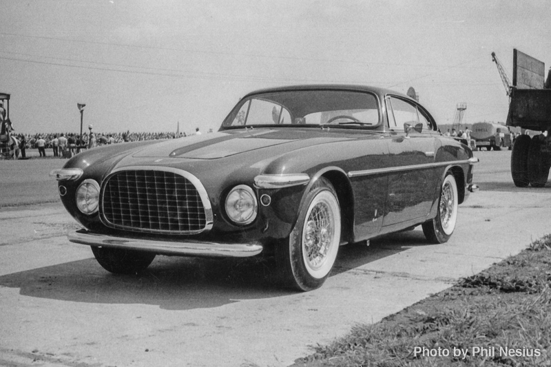 1953 Ferrari 212 Inter Coupe by Vignale at Lockbourne AFB August 1953 / 493K_0015 / 