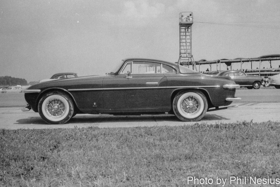 1953 Ferrari 212 Inter Coupe by Vignale at Lockbourne AFB August 1953 / 493K_0016 / 