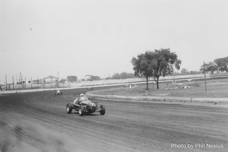 Milwaukee Mile before it was paved. Possibly 1953 / 902K_0001 / 