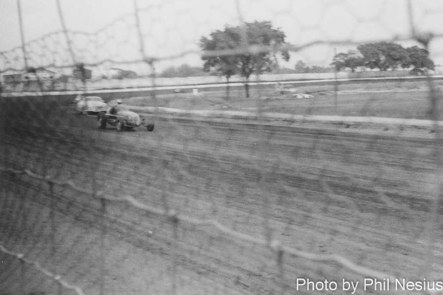 Milwaukee Mile before it was paved. Possibly 1953 / 902K_0005 / 
