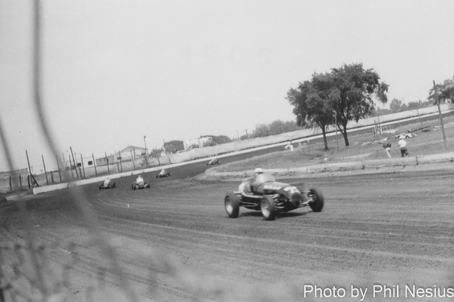 Milwaukee Mile before it was paved. Possibly 1953 / 902K_0007 / 