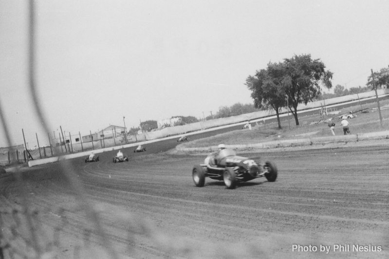 Milwaukee Mile before it was paved. Possibly 1953 / 902K_0007 / 