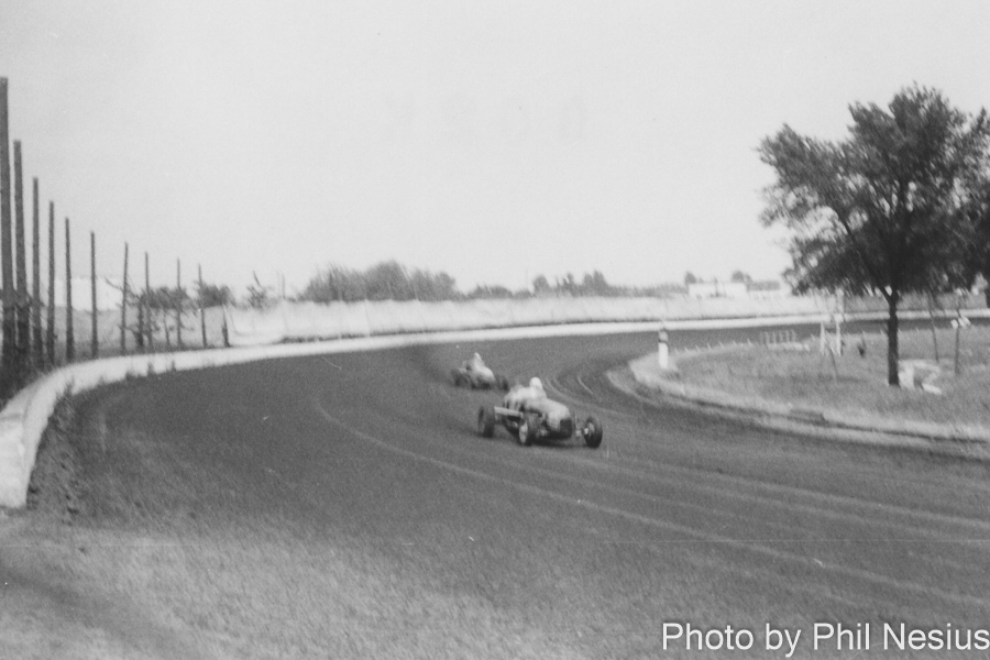 Milwaukee Mile before it was paved. Possibly 1953 / 902K_0008 / 