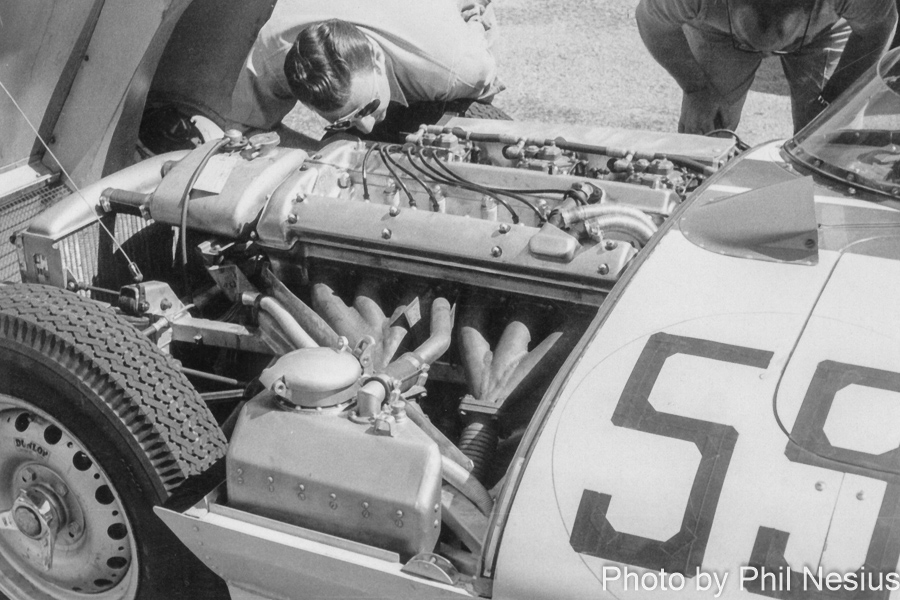 Jaguar D-type Number 59 at Walterboro National Championship Sports Car Race March 10th 1956 / 952_0003 / 