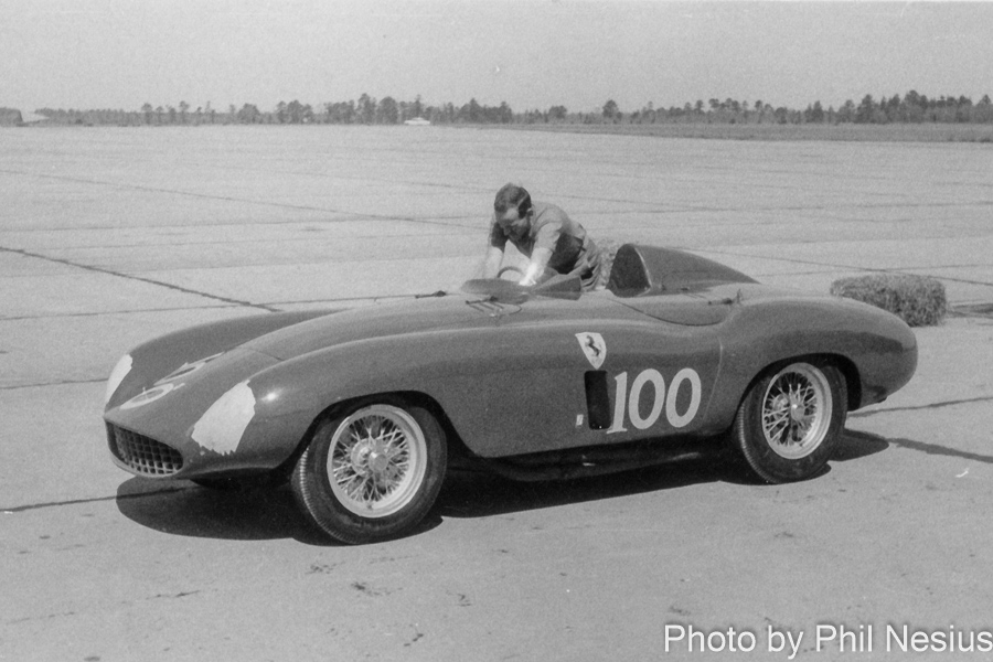 Ferrari 750 Monza Number 100 driven by Harry Woodnorth at Walterboro National Championship Sports Car Race March 10th 1956 / 952_0004 / 