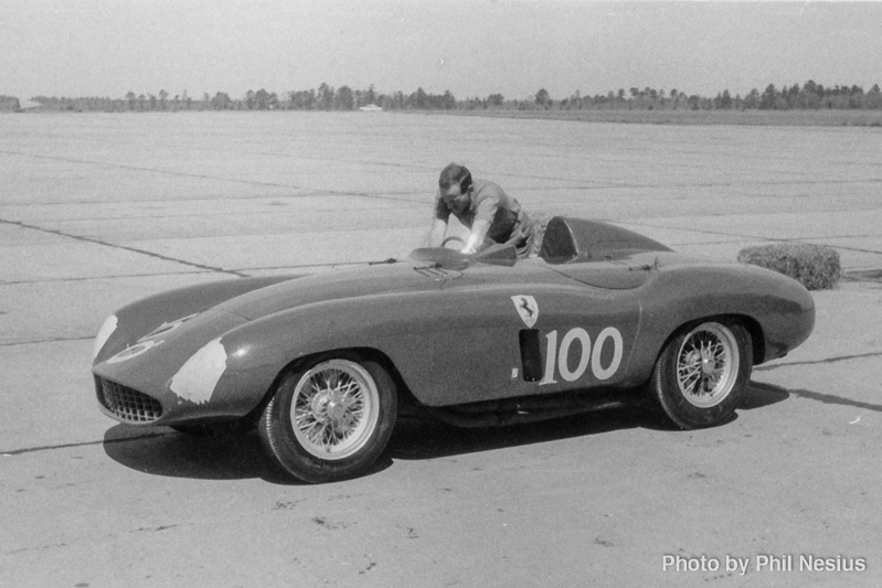 Ferrari 750 Monza Number 100 driven by Harry Woodnorth at Walterboro National Championship Sports Car Race March 10th 1956 / 952_0004 / 