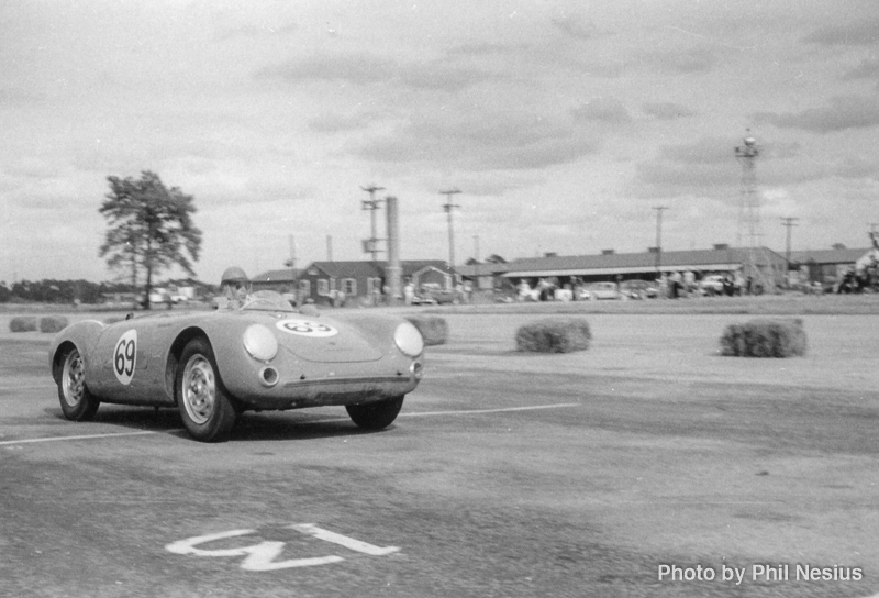 Porsche 550 Number 69 driven by Ed Crawford at Walterboro National Championship Sports Car Race March 10th 1956 / 952_0019 / 