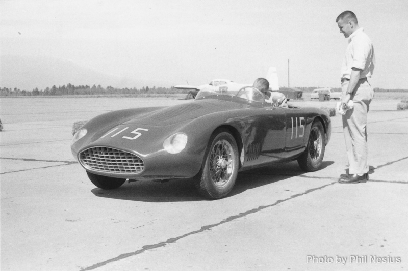 Ferrari 500 Mondial Number 115 driven by James Johnston at Walterboro National Championship Sports Car Race March 10th 1956 / 952_0020 / 