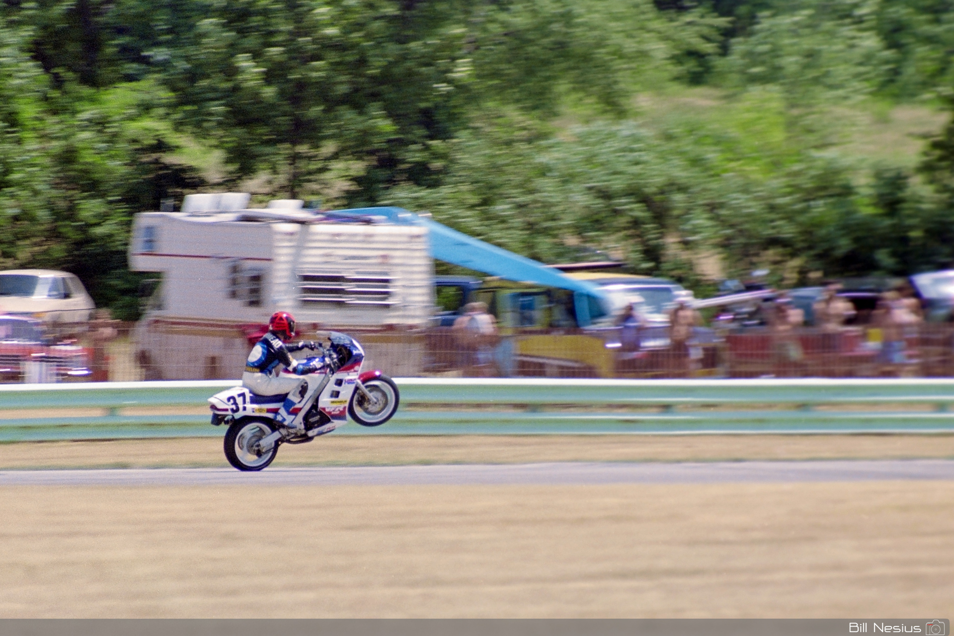 John Ashmead on the Number 37 Honda VFR750 / FLM_7879 / 