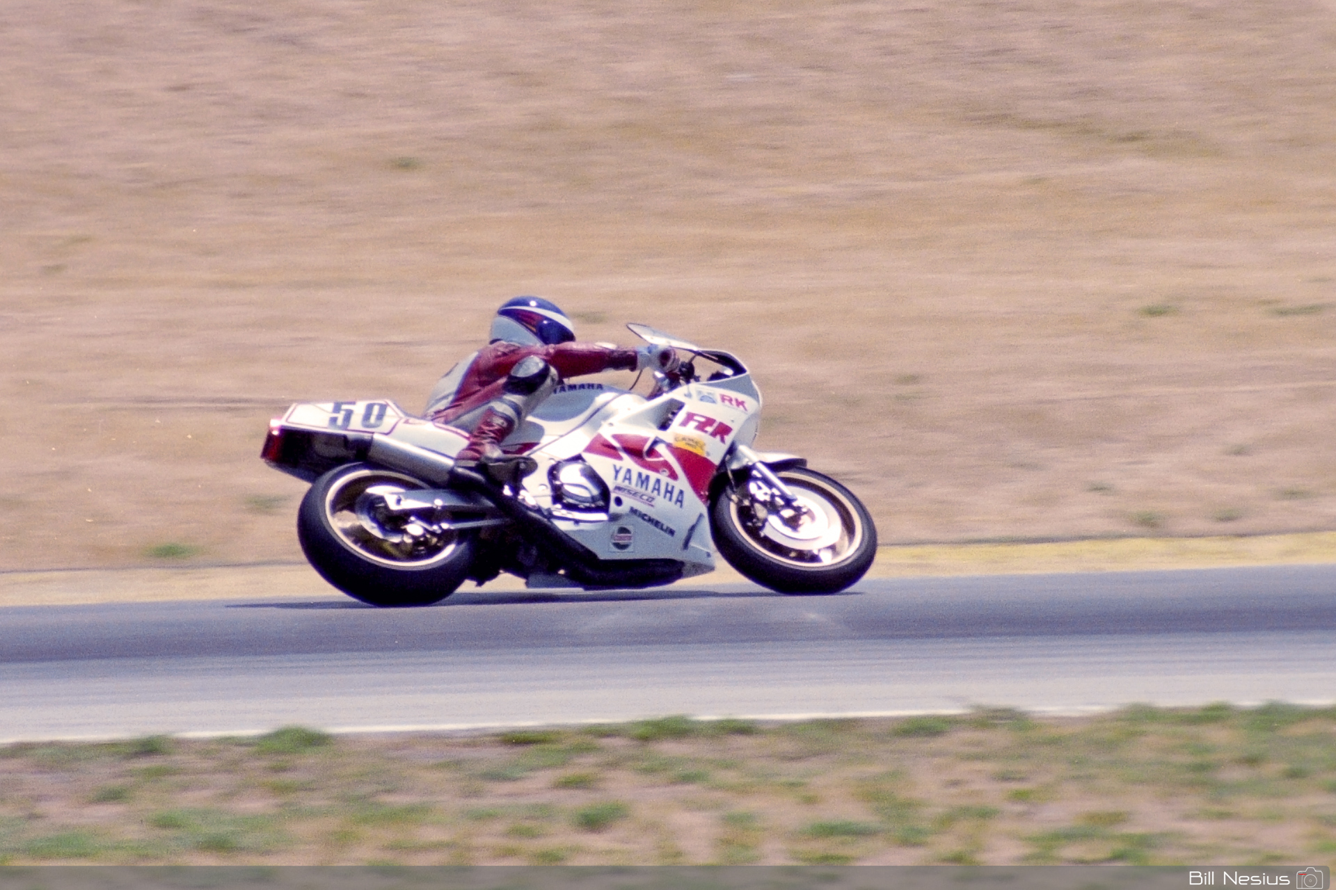 John Jacob on the Number 50 Yamaha FZR750 / FLM_7880 / 2
