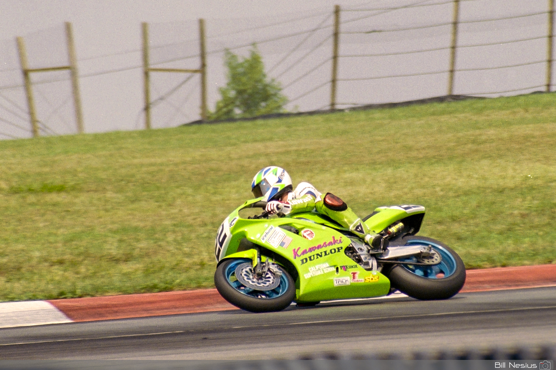 Scott Russell on the Number 22 Kawasaki ZX-7R / FLM_7768 / 3