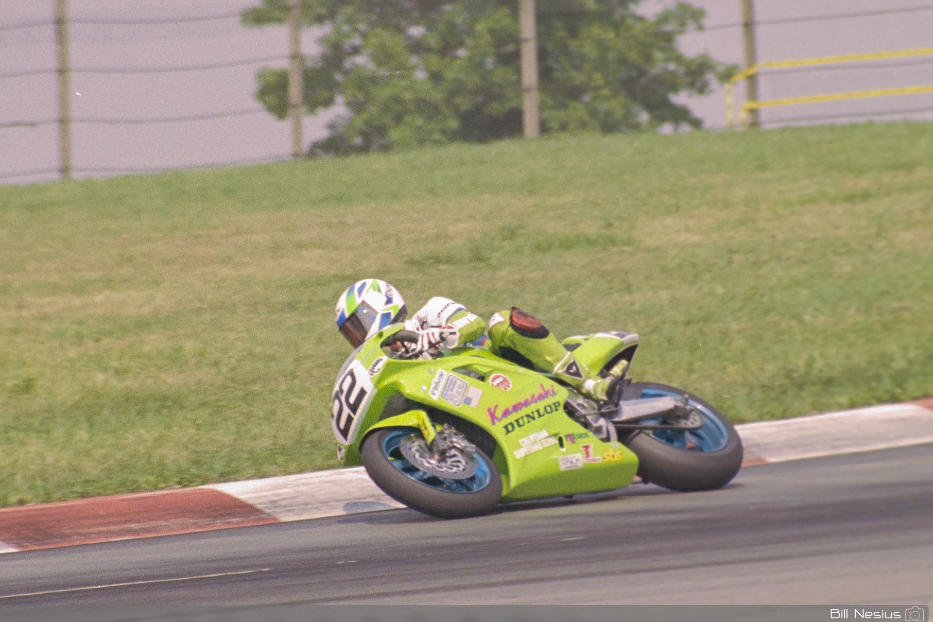 Scott Russell on the Number 22 Kawasaki ZX-7R / FLM_7775 / 3