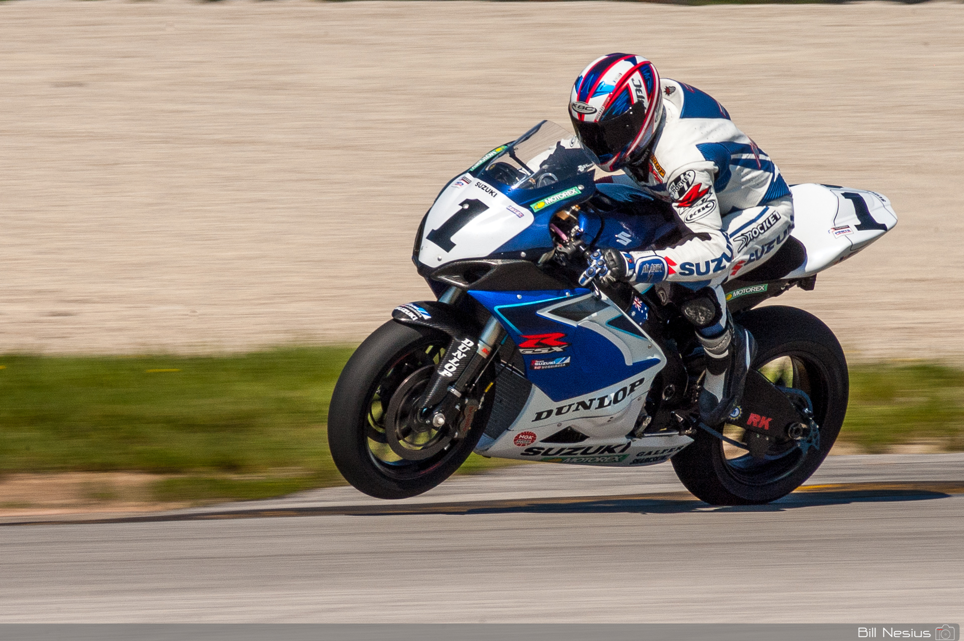 Mat Mladin on the Number 1 Yoshimura Suzuki GSX-R1000 / DSC_0865 / 3