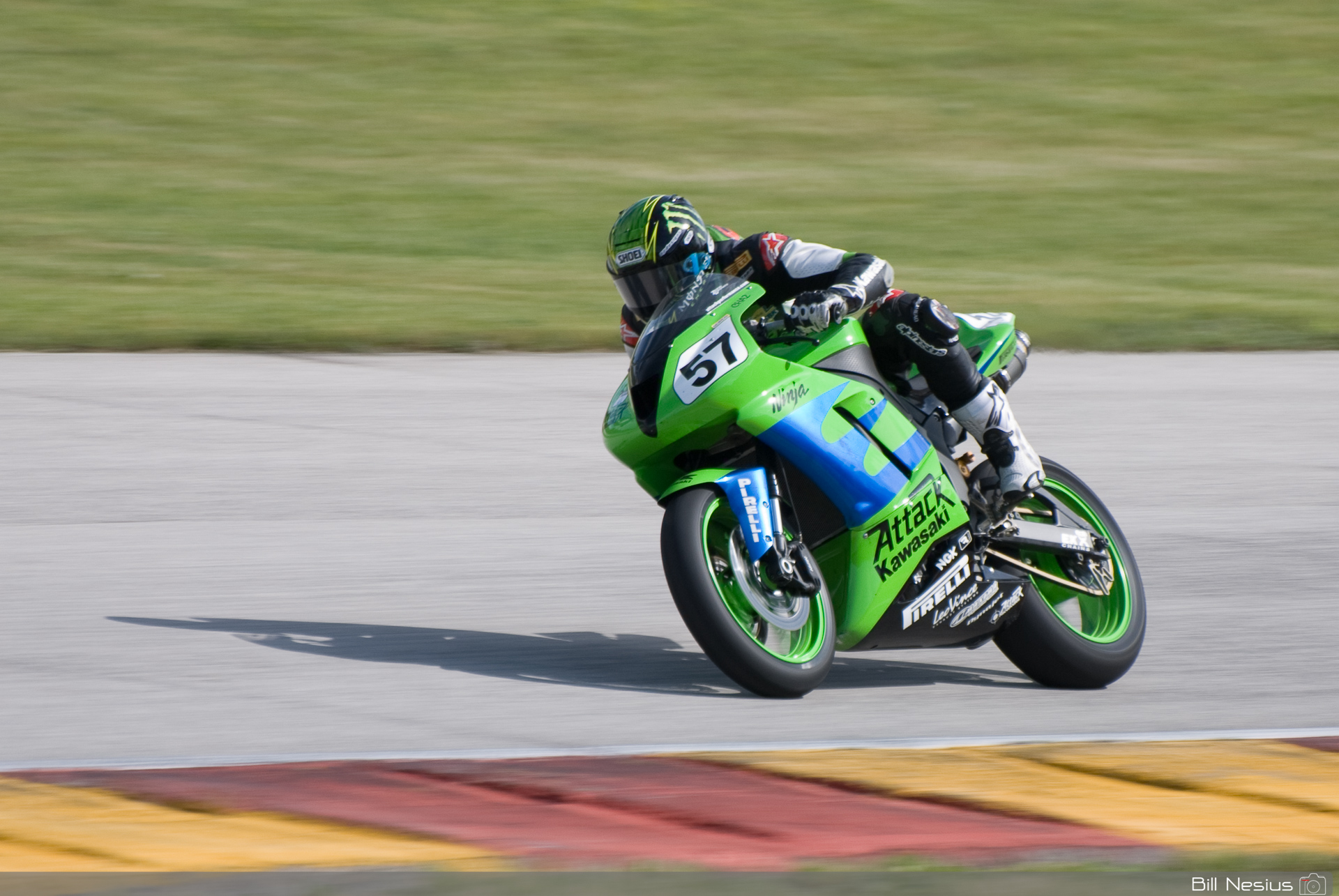 Chaz Davies on the Number 57 Attack Performance Kawasaki ZX-6R / DSC_2579 / 3