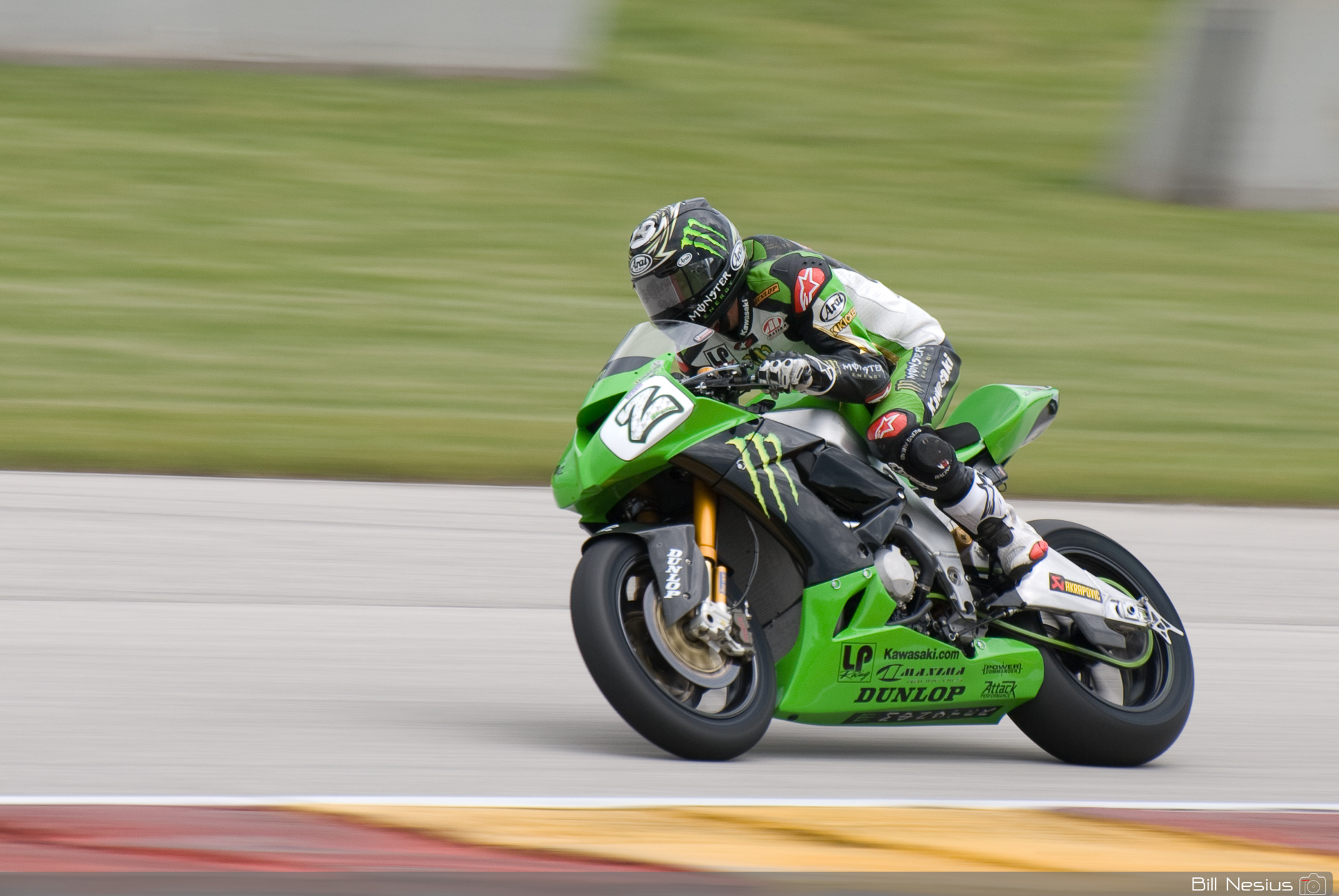Jamie Hacking on the Number 2 Monster Energy Kawasaki Ninja ZX-10RR / DSC_2643 / 3