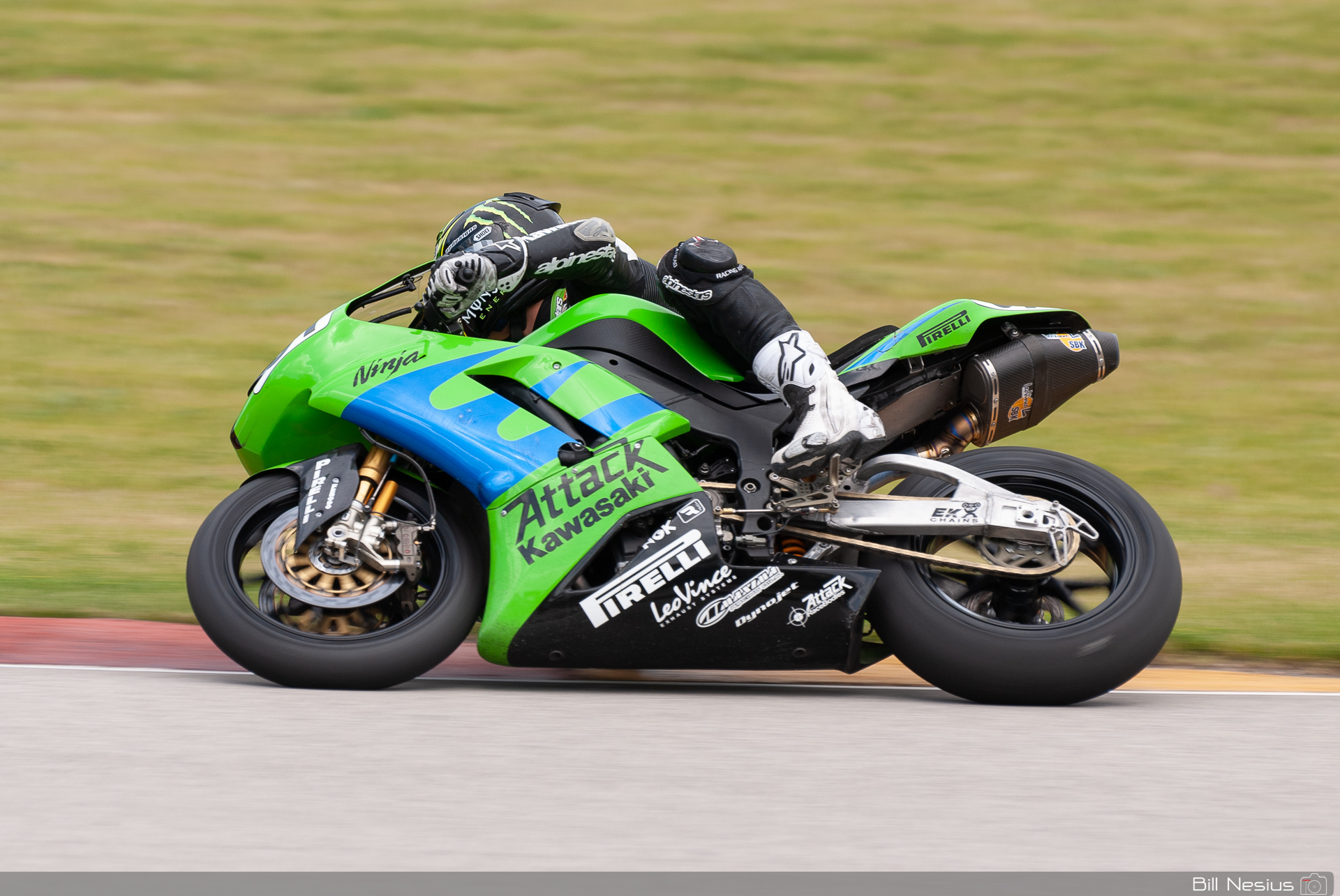 Chaz Davies on the Number 57 Attack Performance Kawasaki ZX-6R / DSC_3203 / 3