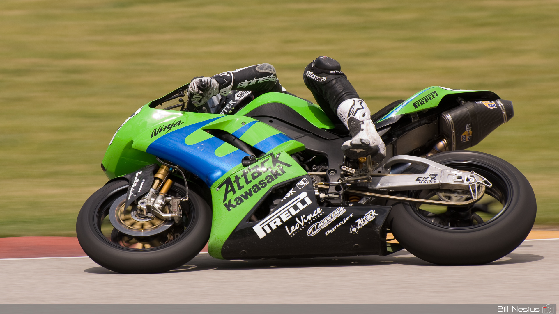 Chaz Davies on the Number 57 Attack Performance Kawasaki ZX-6R / DSC_3219 / 4