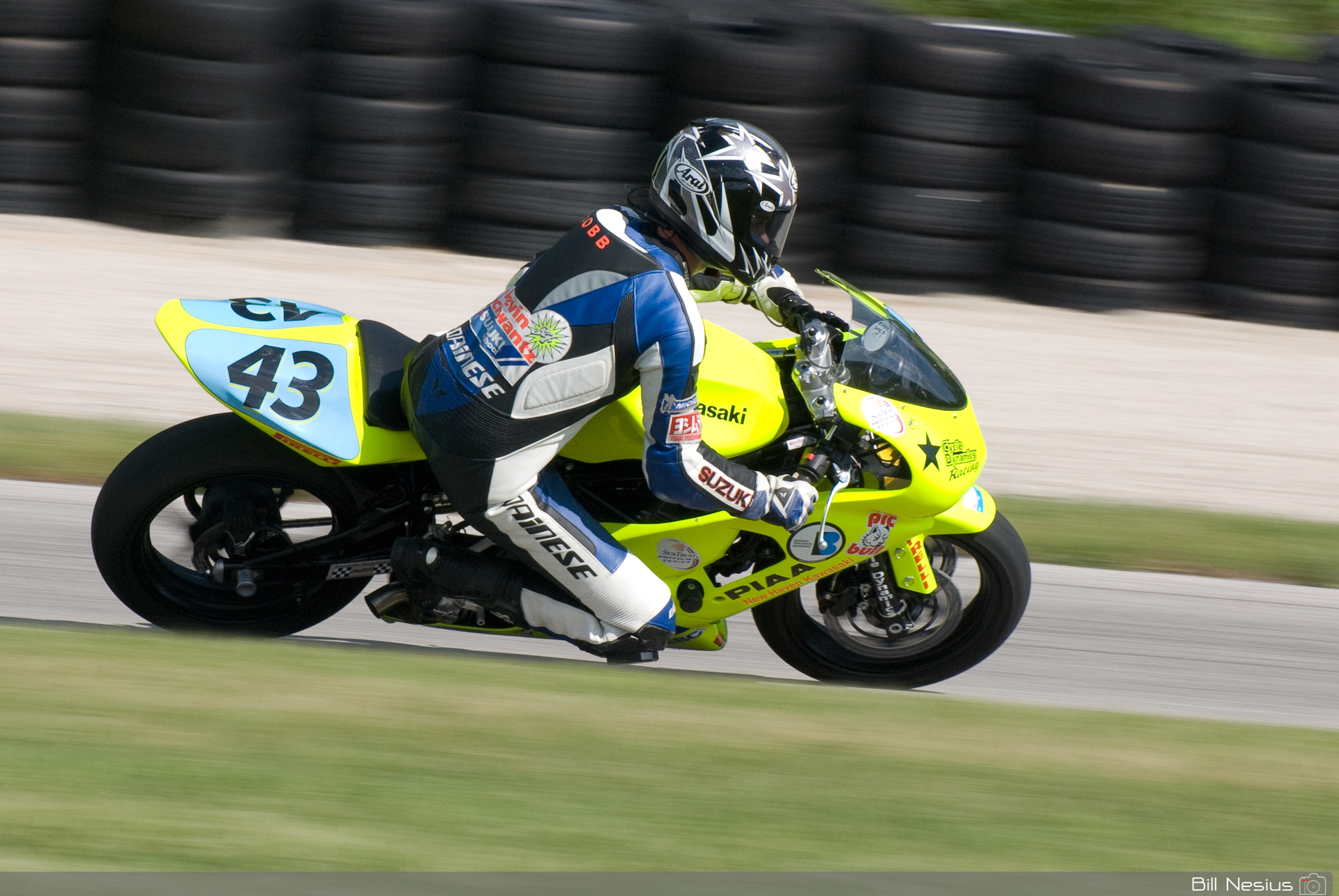 McClendon/Cobb on the Number 43 Cycle Dynamics Kawasaki EX650 / DSC_3362 / 3