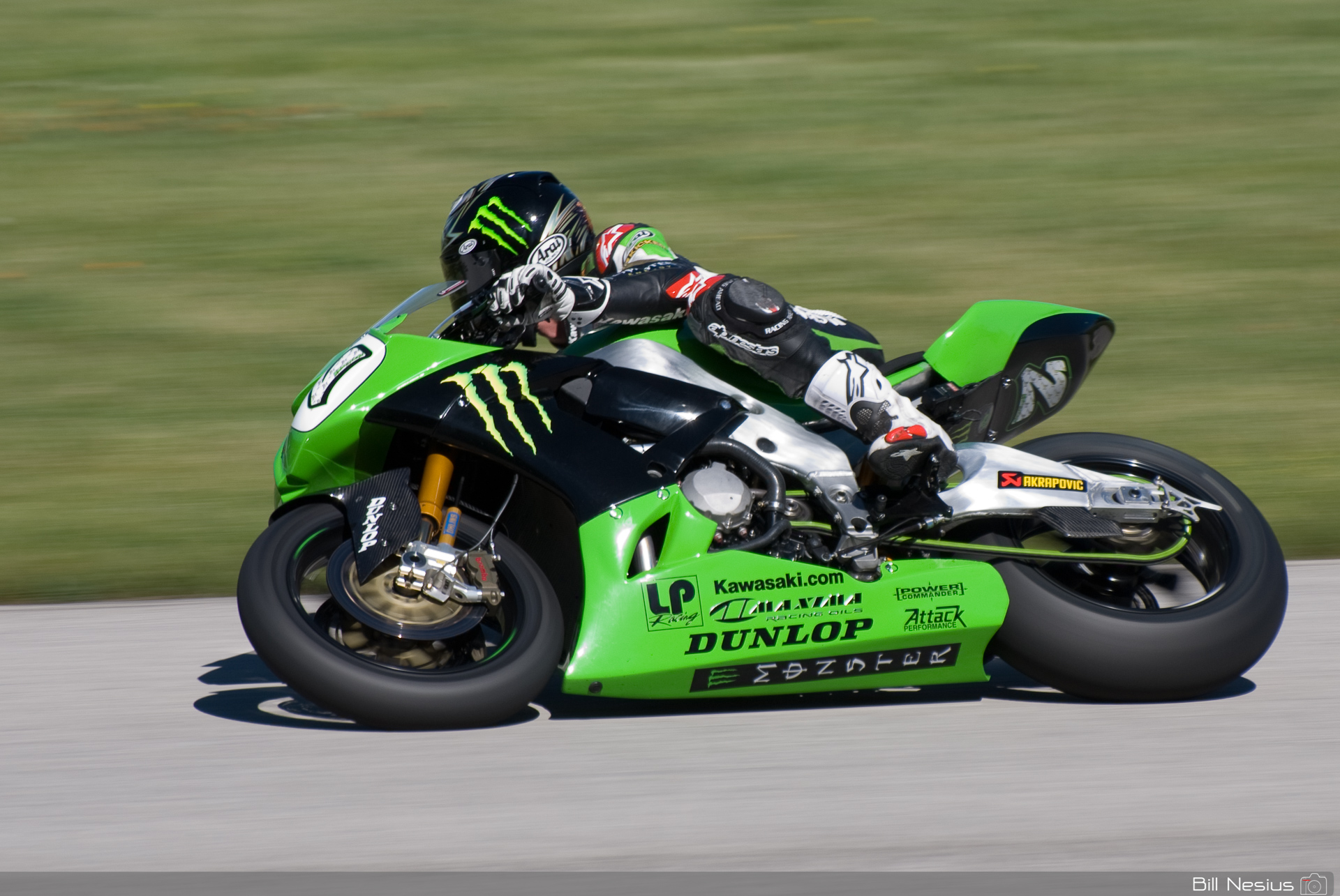 Jamie Hacking on the Number 2 Monster Energy Kawasaki Ninja ZX-10RR / DSC_3778 / 3