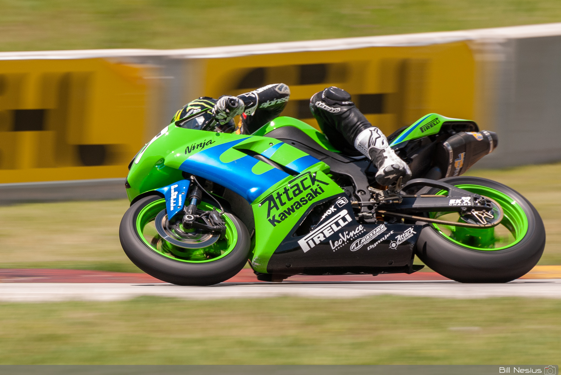 Chaz Davies on the Number 57 Attack Performance Kawasaki ZX-6R / DSC_4044 / 3