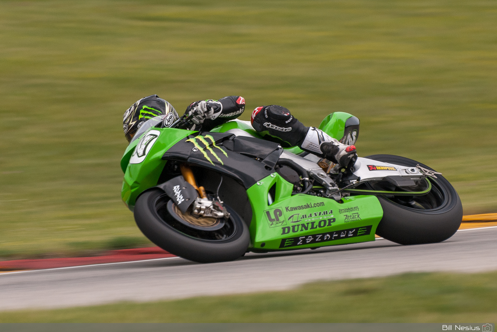 Jamie Hacking on the Number 2 Monster Energy Kawasaki Ninja ZX-10RR / DSC_4079 / 3