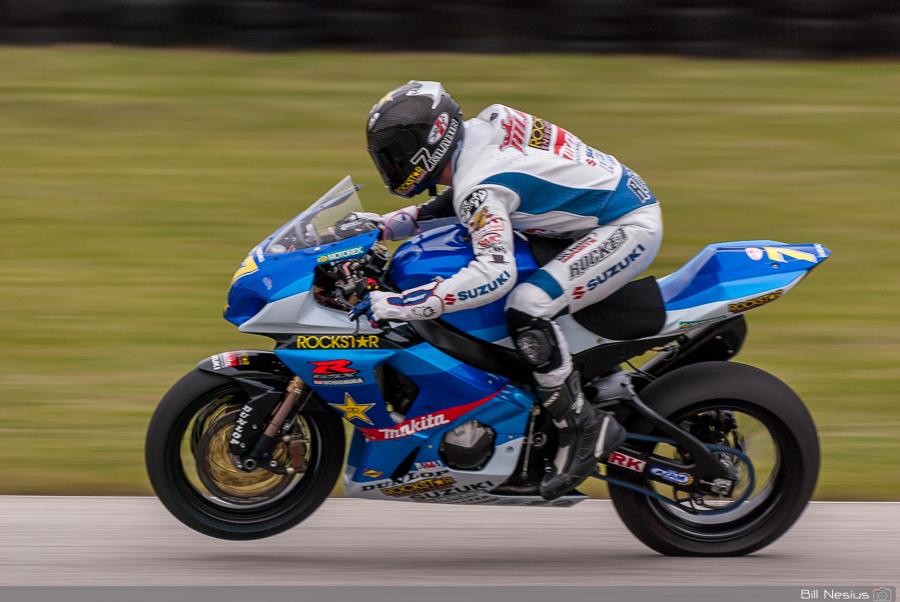 Mat Mladin on the Number 7 Rockstar Makita Suzuki GSX-R1000 / DSC_3477 / 2