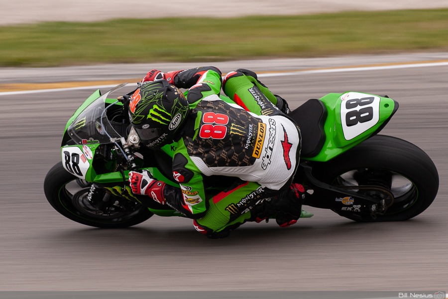 Jamie Hacking on the Number 88 Monster Energy Attack Kawasaki Ninja ZX-6R  / DSC_3526 / 4