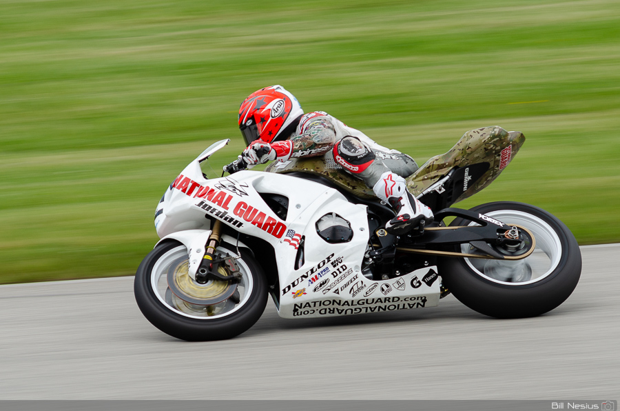 Roger Hayden on the No. 54 National Guard Jordan Suzuki Suzuki GSX-R1000 in turn 9, Road America, Elkhart Lake, WI / DSC_3829 / 4