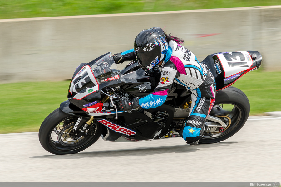 Melissa Paris om the Number 13 MPH Racing Honda CBR600RR / DSC_0844 / 3