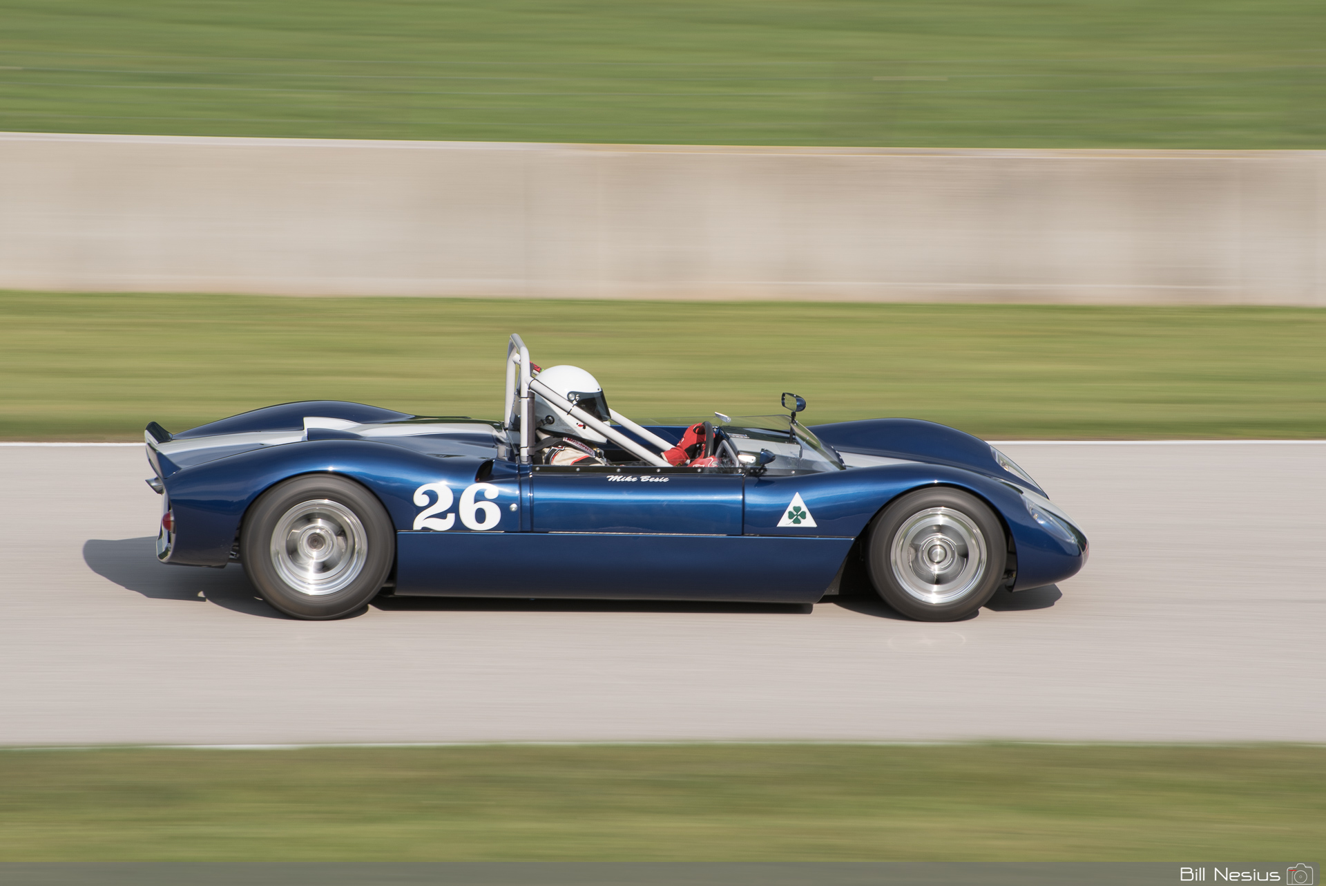 1964 LaBoa CSR Number 26 driven by Mike Besic at Road America, Elkhart Lake, WI Turn 3-4 - KIC 2017 / DSC_3327 / 4