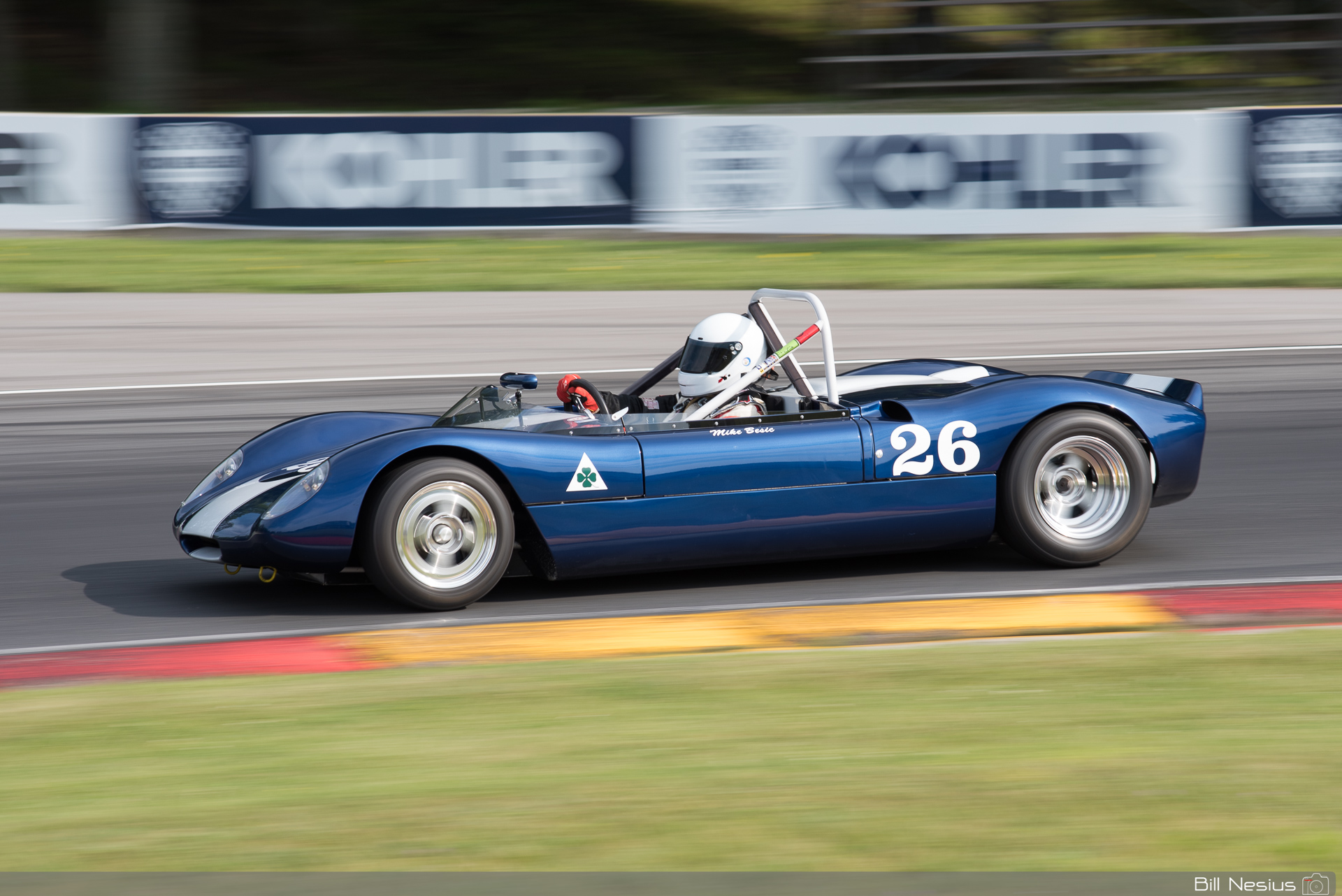 1964 LaBoa CSR Number 26 driven by Mike Besic at Road America, Elkhart Lake, WI Turn 6 - KIC 2017 / DSC_3372 / 4