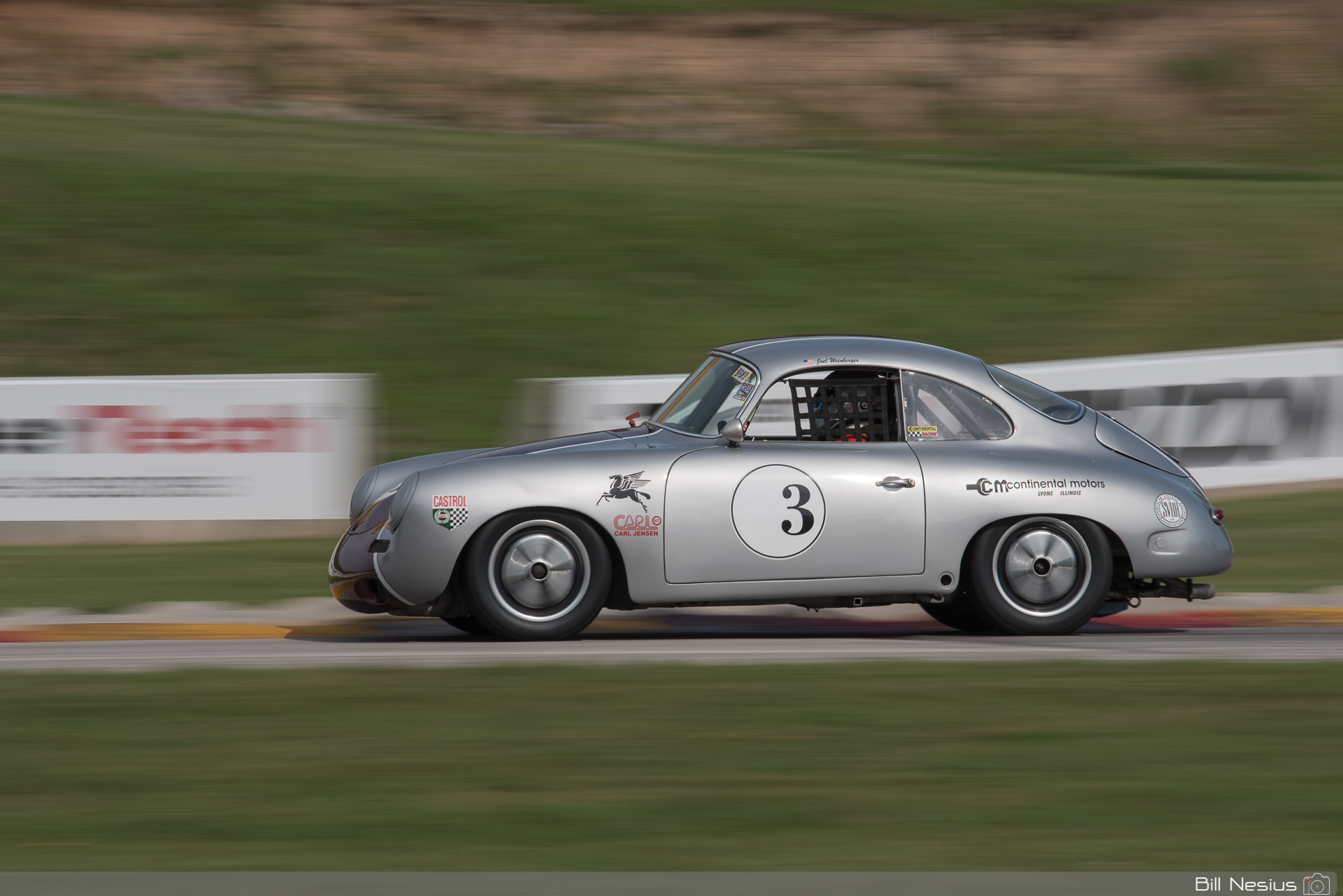Porsche 356 #3 in turn 7 driven by Joel Weinberger / DSC_3480 / 4