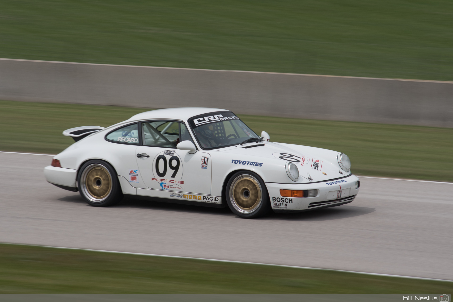 1992 Porsche 964 Cup #09 between turns 3-4 / DSC_4118 / 4