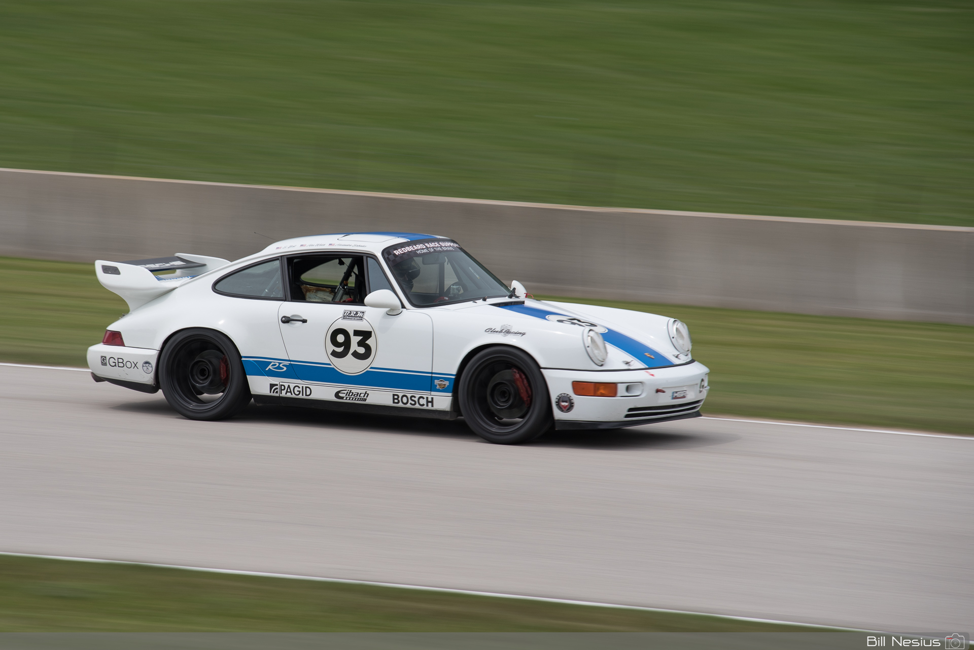 1993 Porsche 964 RS America #93 between turns 3-4 / DSC_4210 / 4