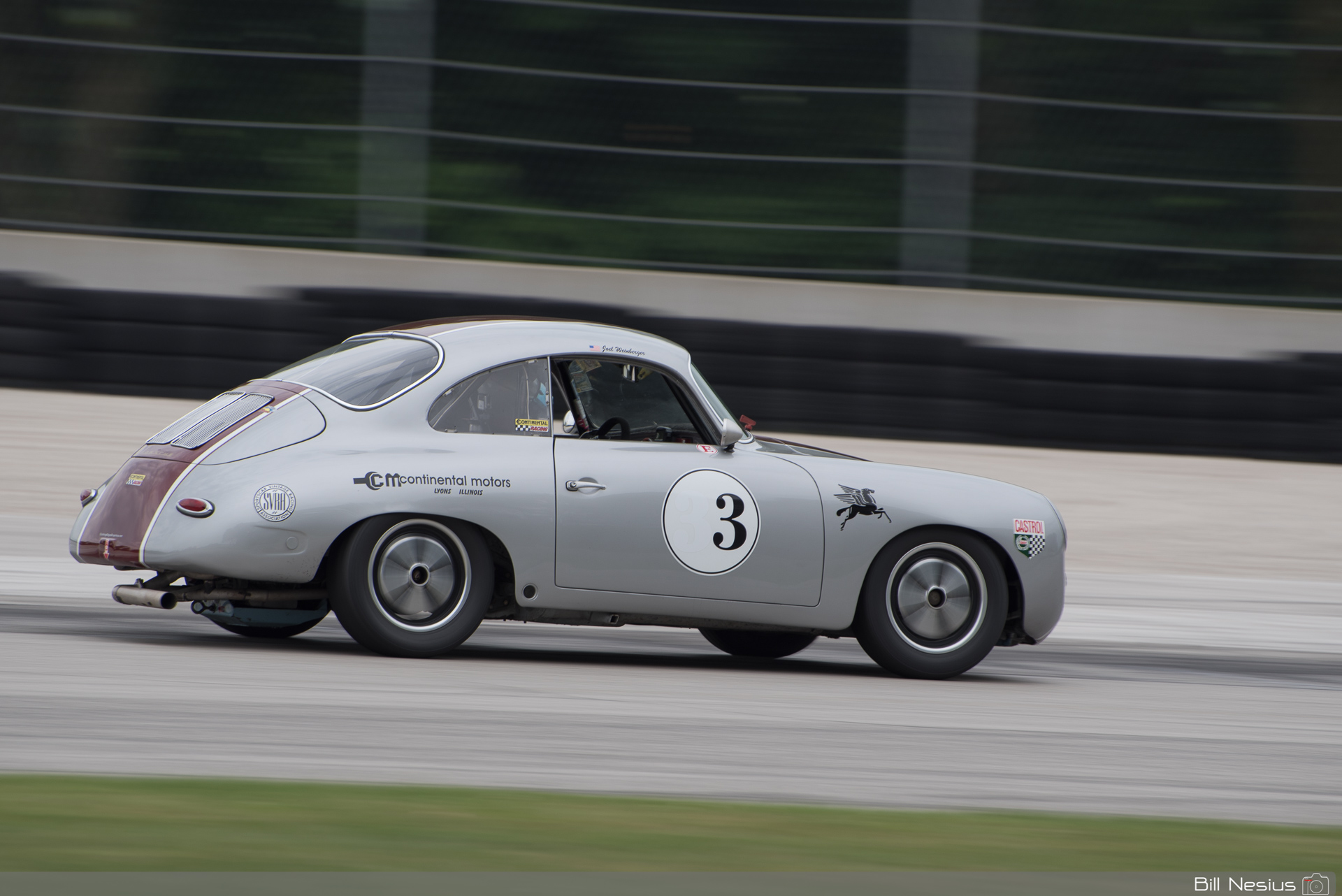 1965 Porsche 356B #3 in turn 1 driven by Joel Weinberger / DSC_4791 / 4