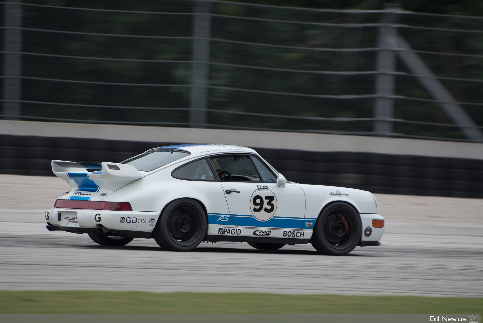 1993 Porsche 964 RS America #93 in turn 1 / DSC_5486 / 4