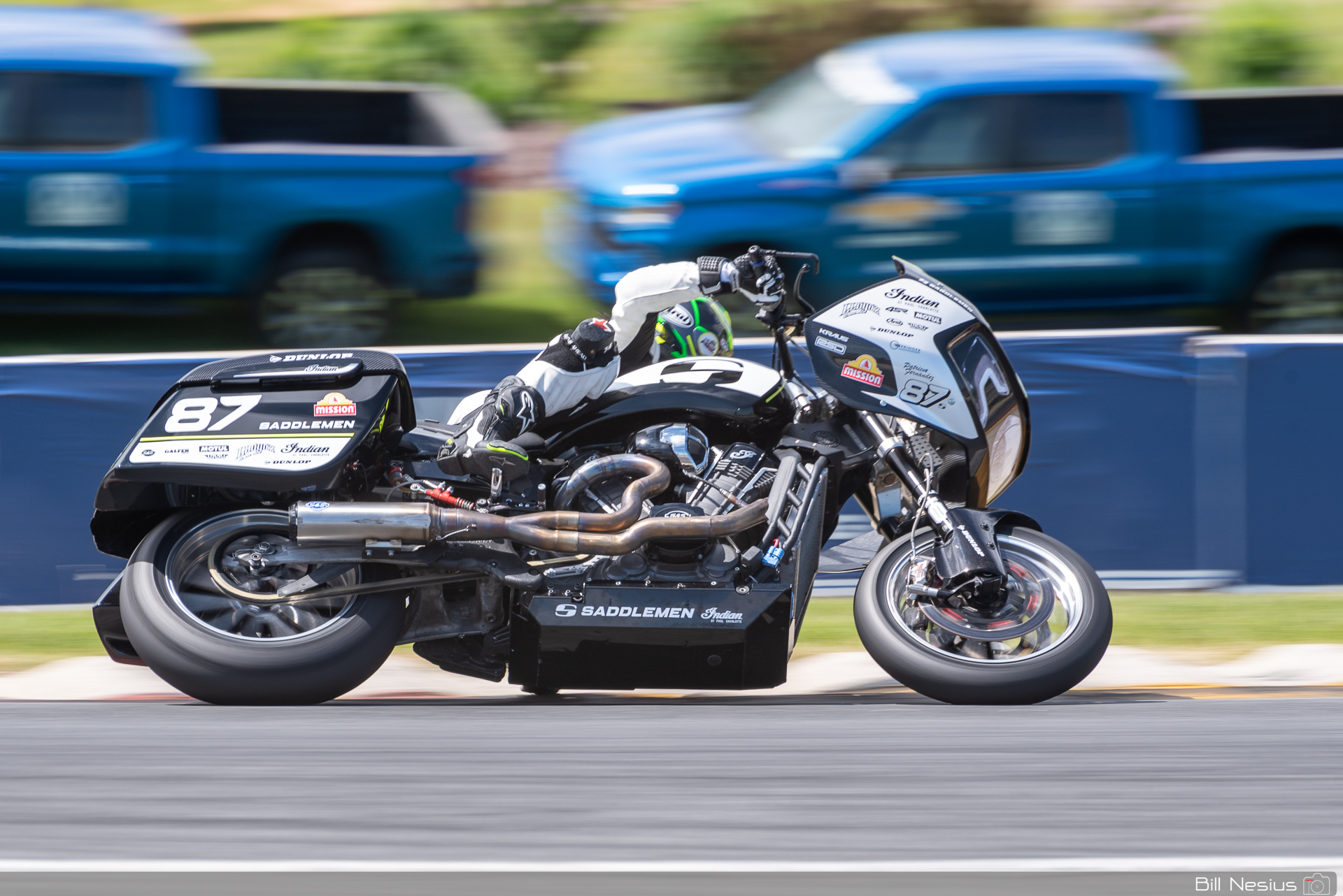 Patricia Fernandez on the Number 87 Saddlemen/Lloydz Garage Indian Challenger / DSC_9902 / 3