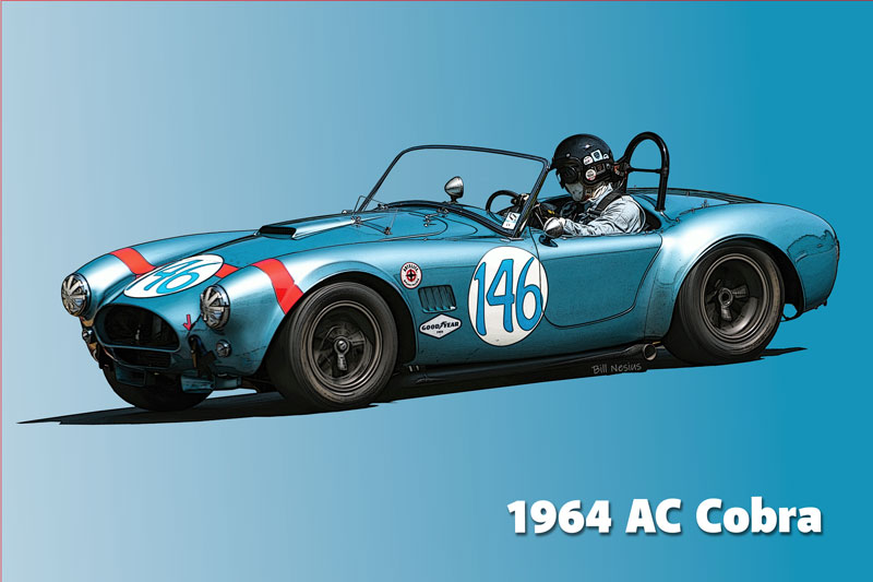 1964 AC Cobra Poster